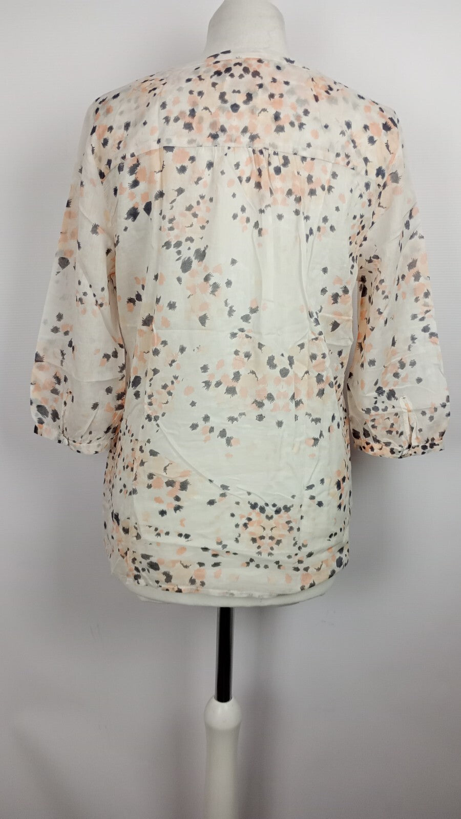 EK5227 Damen Bluse von Opus, orange-weiß-grau, Gr.364
