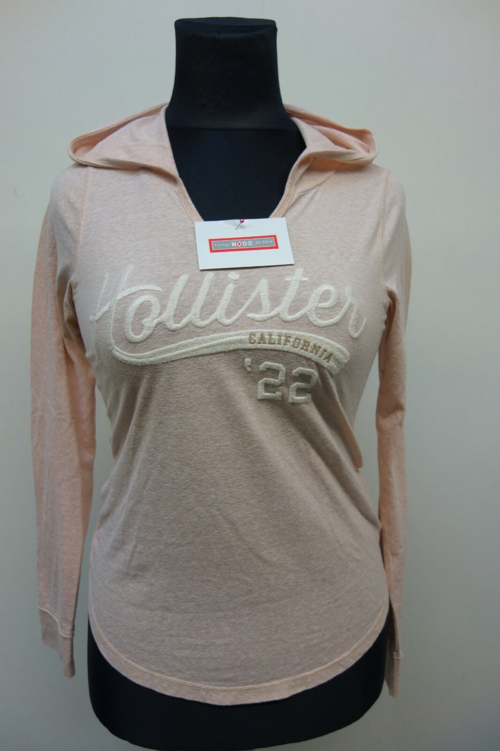 EK0601 Damen Kapuzenshirt von Hollister, rosa, M0