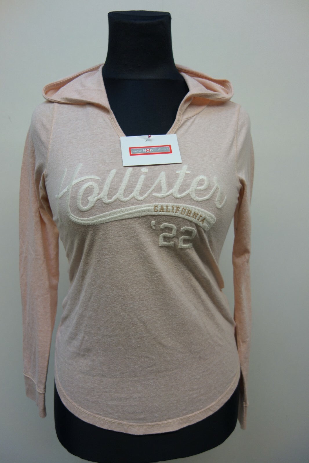 EK0601 Damen Kapuzenshirt von Hollister, rosa, M0