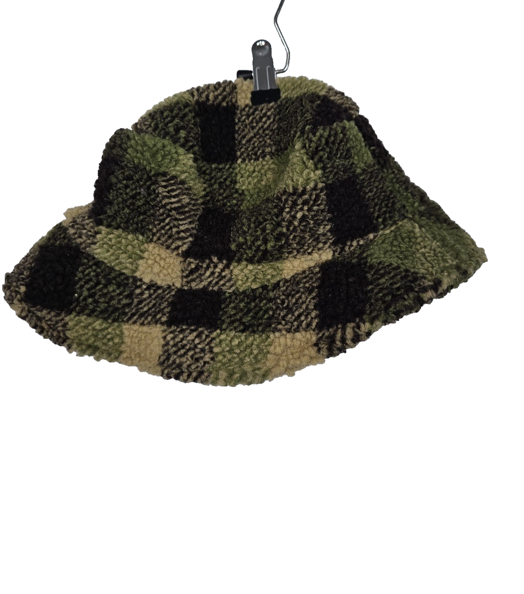 EK7272 Damen Mütze von Asos, grün- schwarz, Gr.M-L0