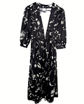 EK7797 Damen Kleid, schwarz-weiß, Gr.400