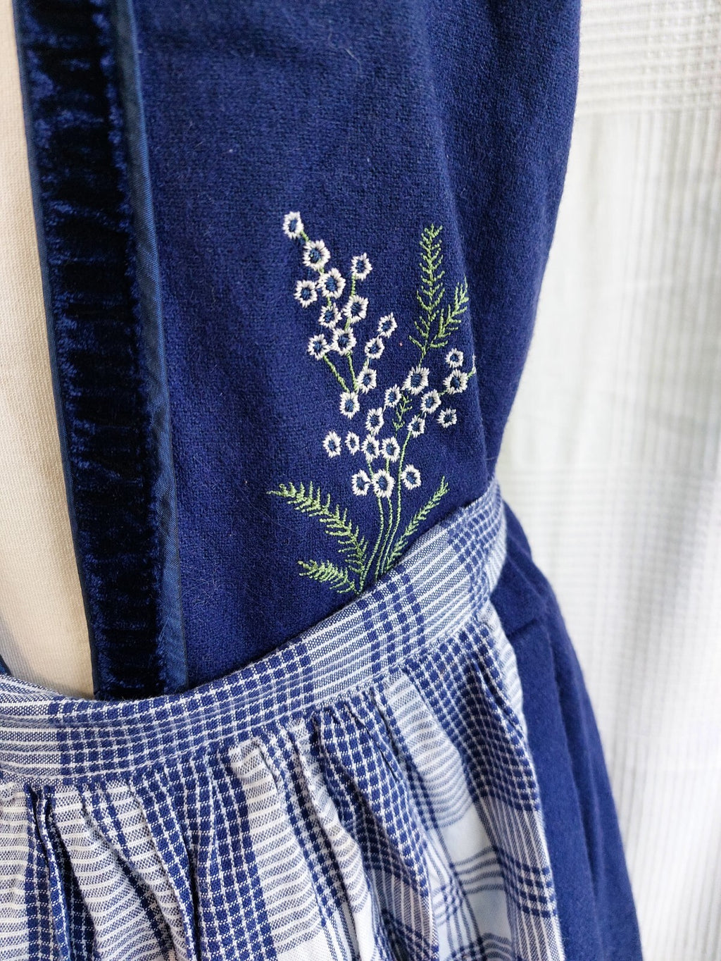 EK3652 Mädchen Dirndl, blau von Rosenberg, Gr. 1522