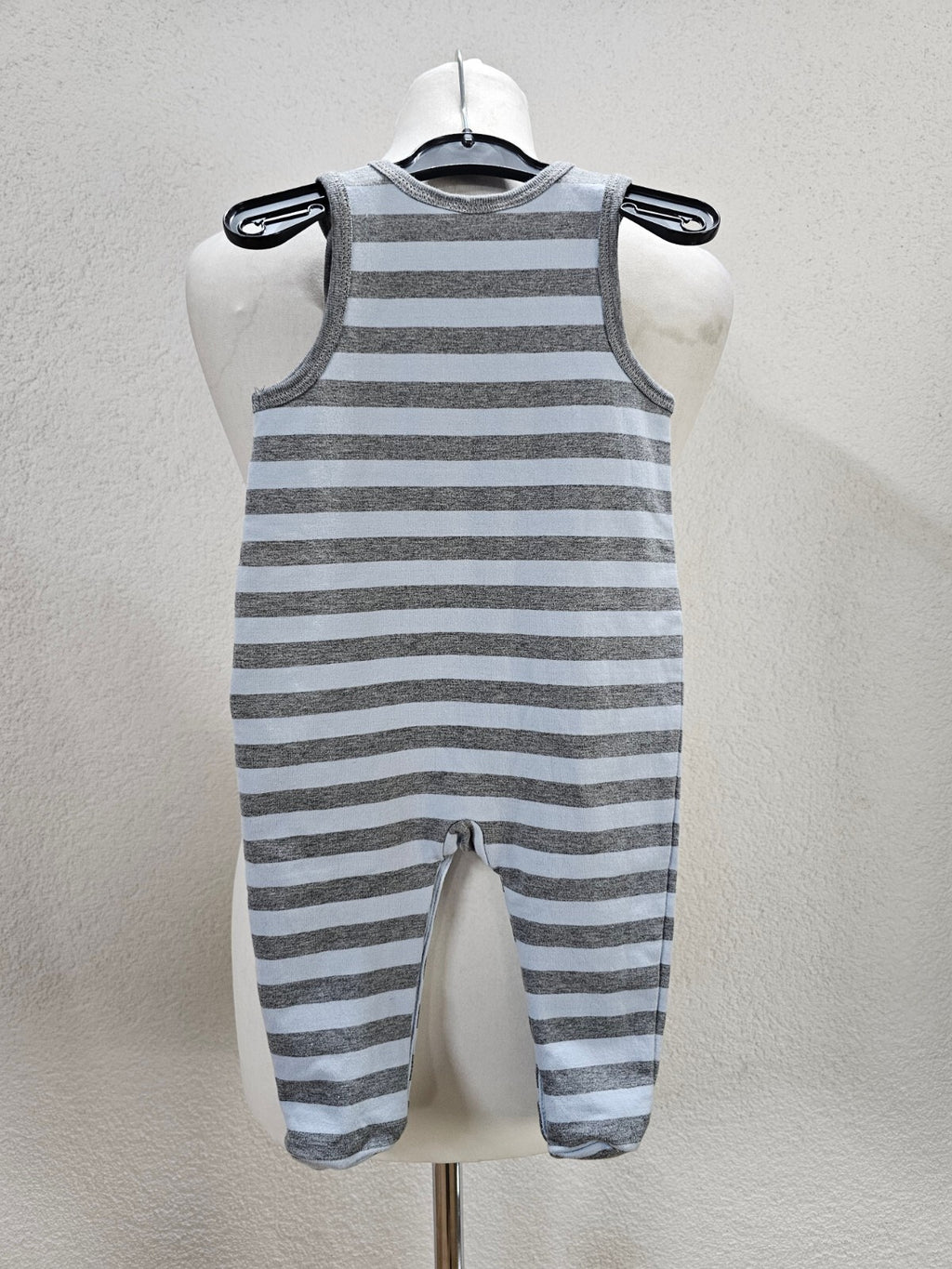 EK2916 Baby Body von Kanz, grau-blau, Gr.68/ 6 Monate4