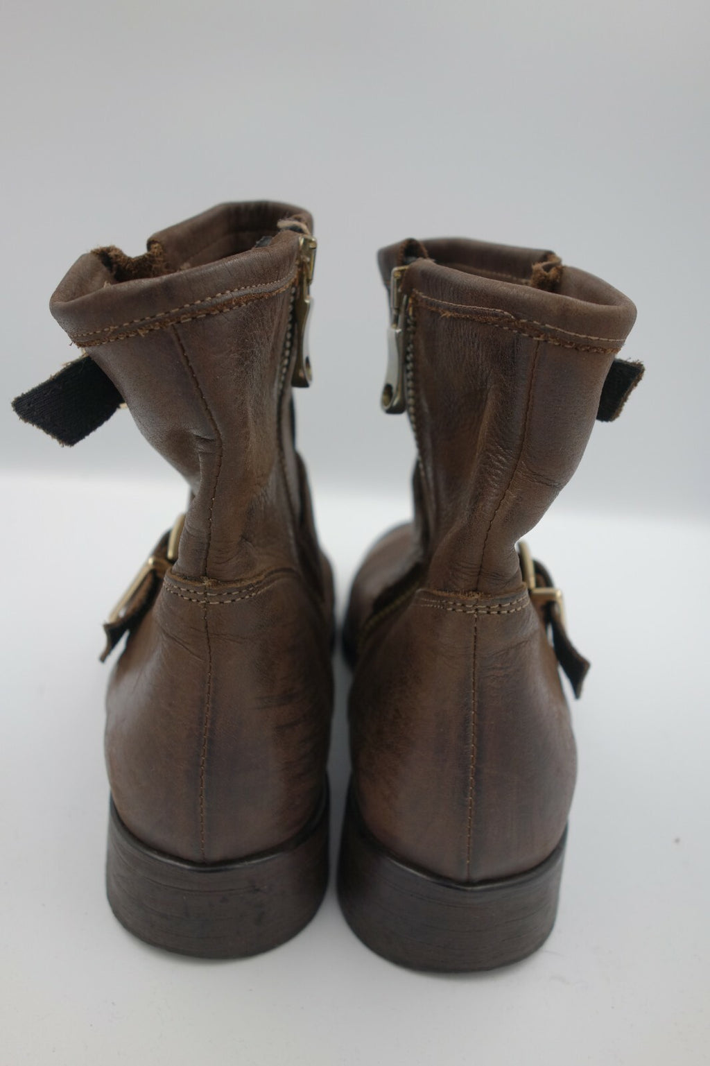 ES0022 Damen Stiefeletten braun 37 von Debutto Donna2