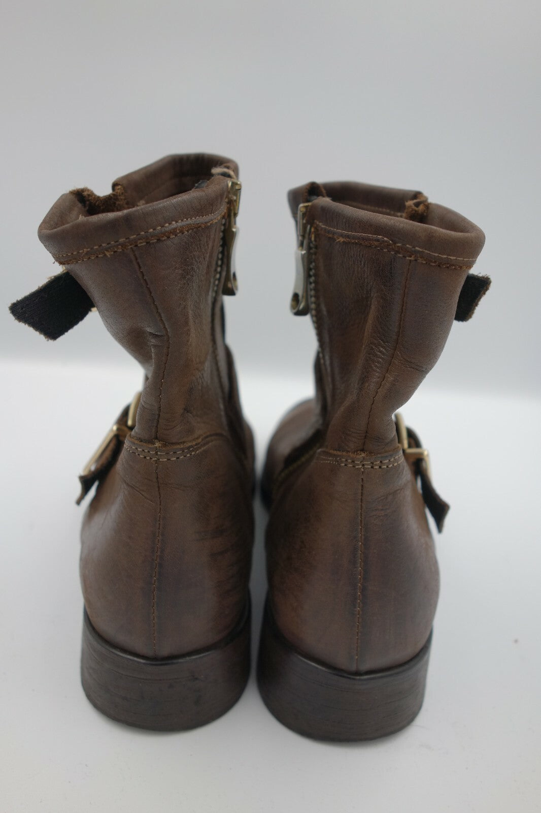 ES0022 Damen Stiefeletten braun 37 von Debutto Donna2