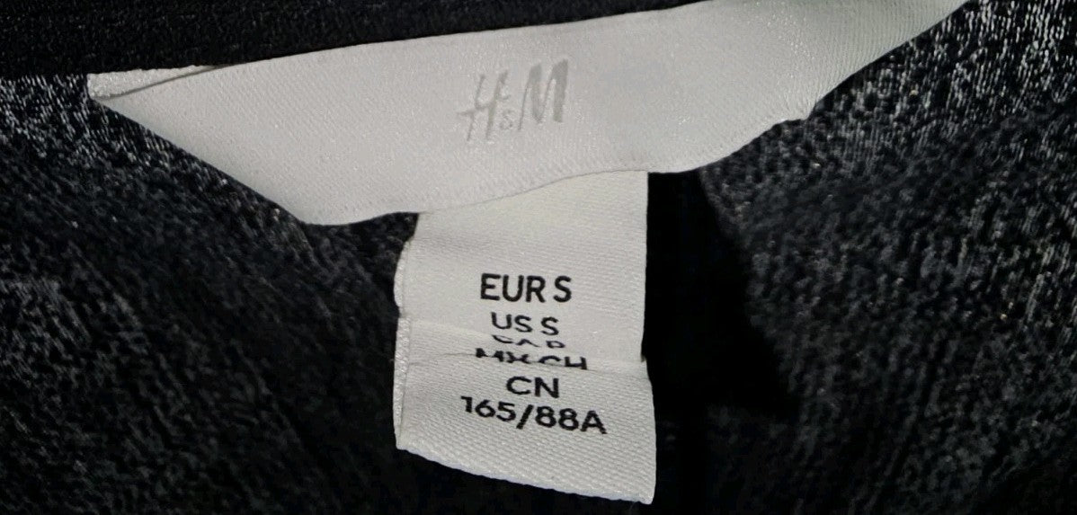 EK10055 Damen Kleid von H&M, Schwarz, Gr.S6