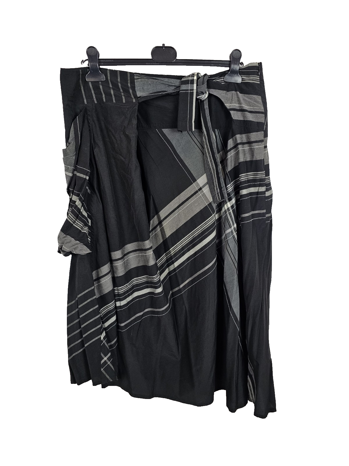 EK7508 Damen Rock von Ischiko, schwarz- grau, Gr.380