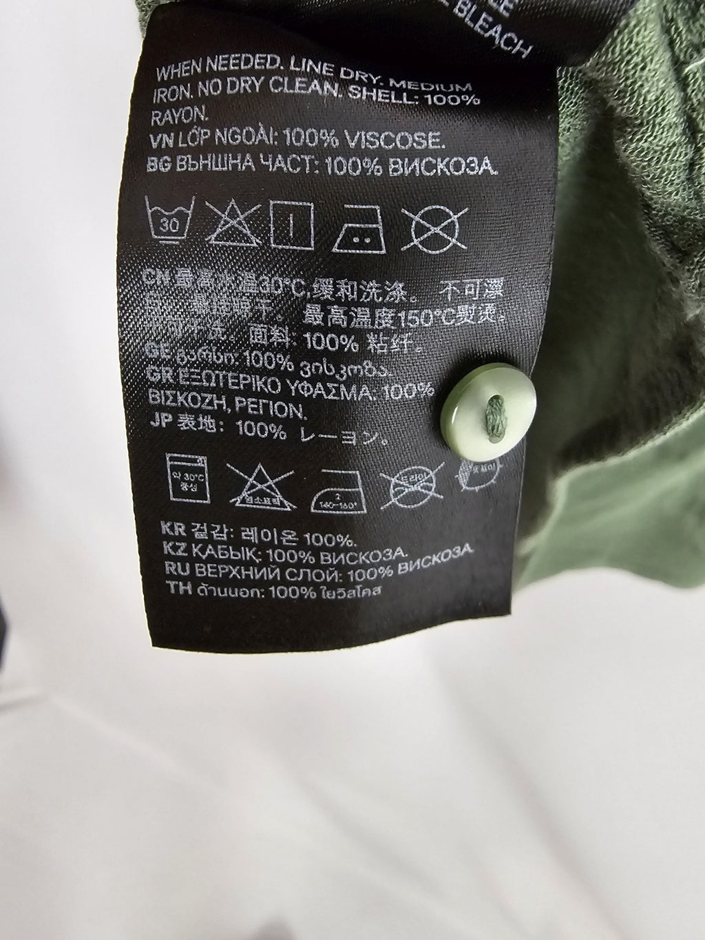 EK8377 Damen Top von H&M, Grün, Gr. 326