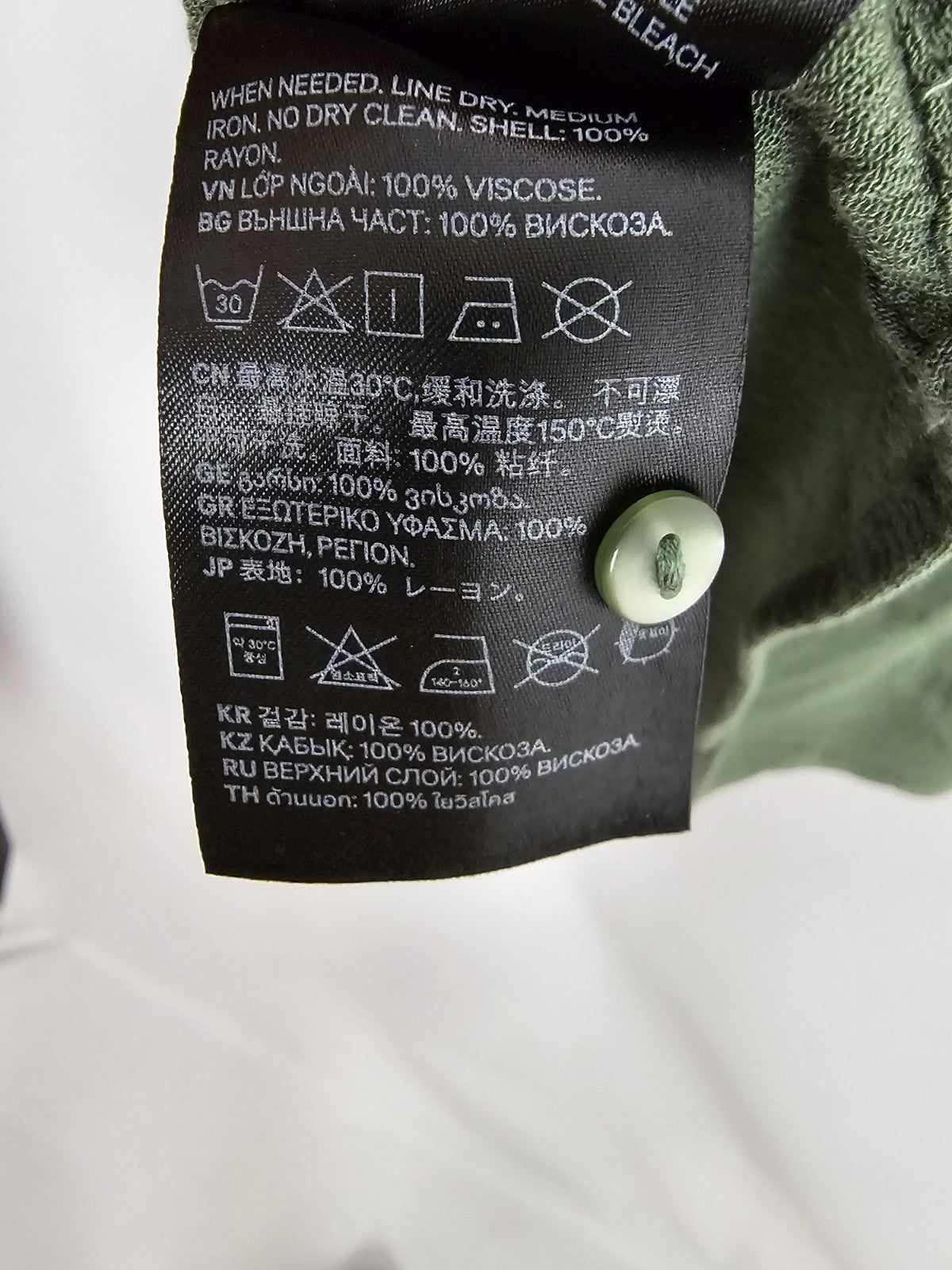EK8377 Damen Top von H&M, Grün, Gr. 326