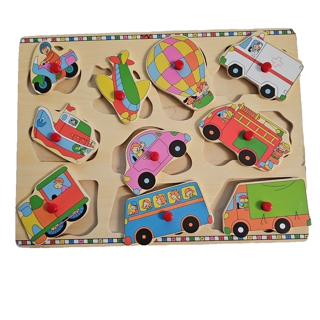 EB2683 Kinder Puzzel Spiel aus Holz, 10 Teile 1