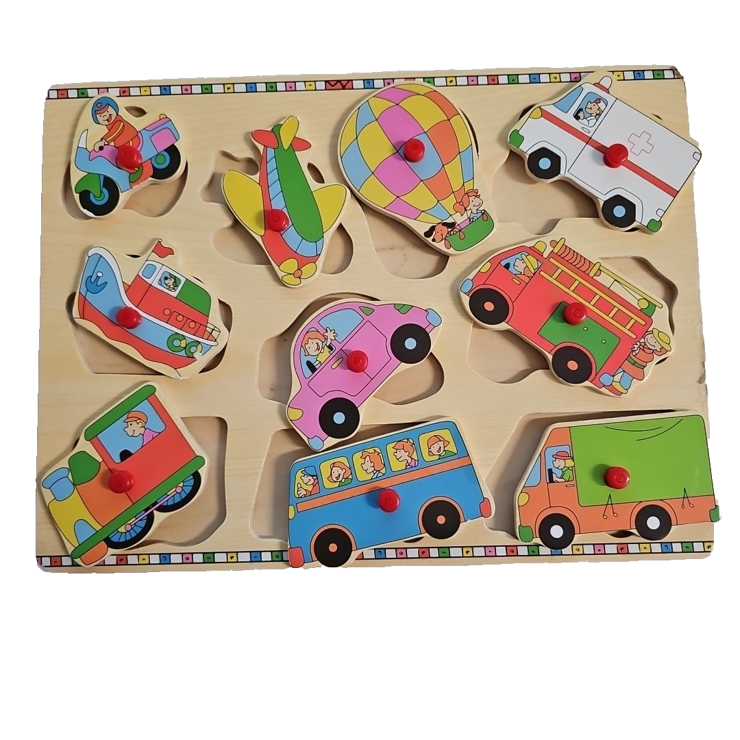 EB2683 Kinder Puzzel Spiel aus Holz, 10 Teile 1