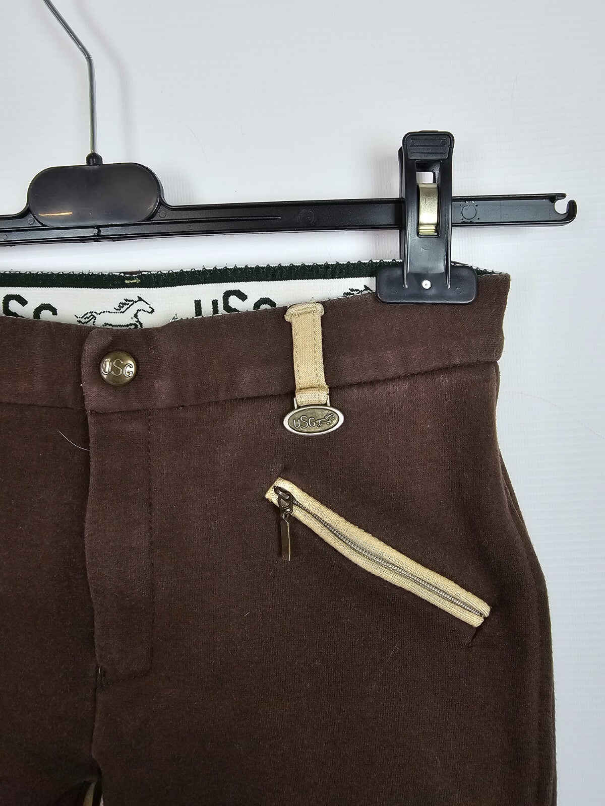 EK6588 Mädchen Reithose von USG, Braun, Gr.1642