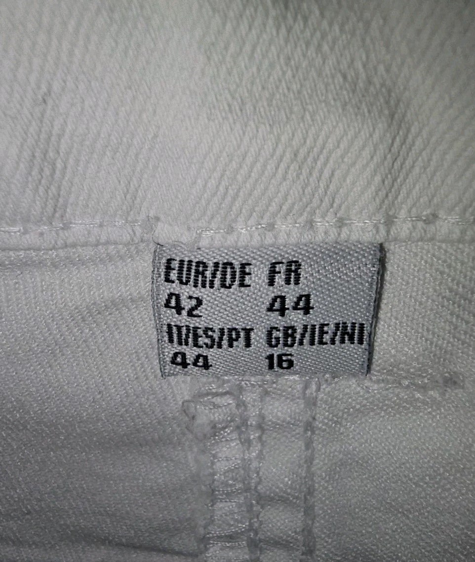EK9607 Damen Jeans von Lidl, weiß, Gr.421