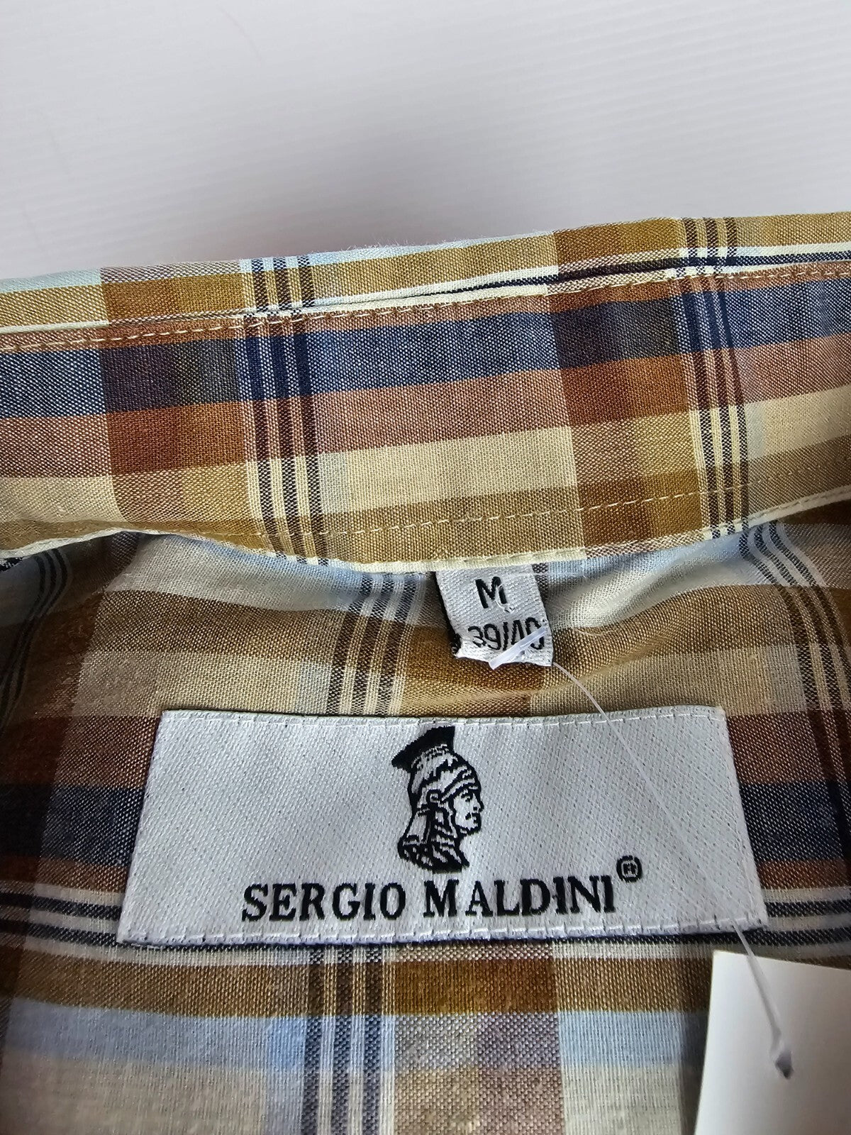 EK5418 Herren Hemd von Sergio Maldini, braun, Gr.M5