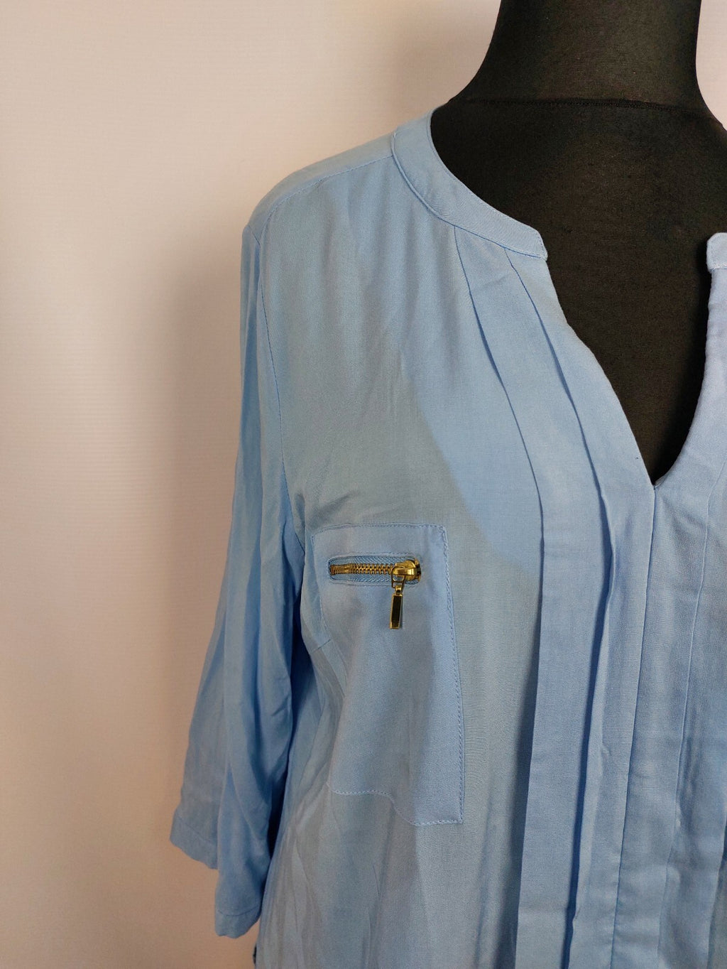 EK4984 Damen Bluse von Bonprix, hellblau, Gr.462