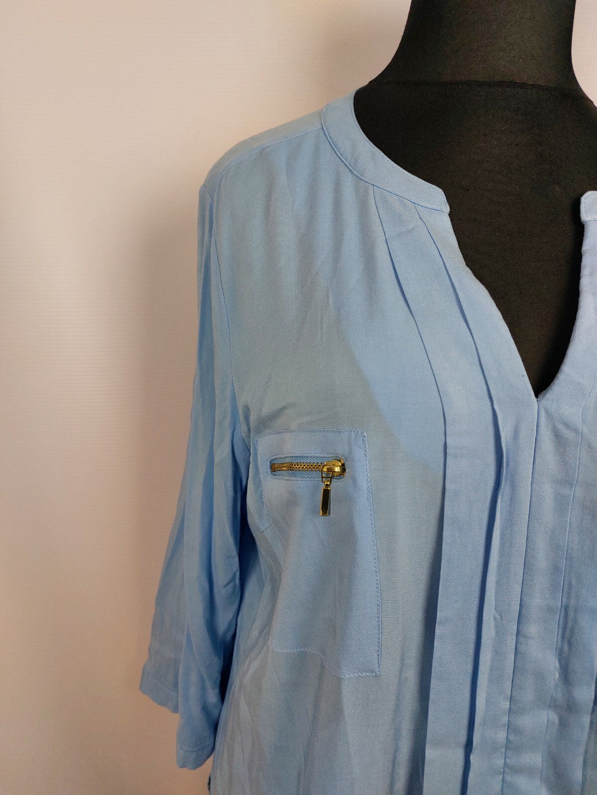 EK4984 Damen Bluse von Bonprix, hellblau, Gr.462