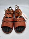 ES0162 Damen Sandalen von Donna Lisa, braun, Gr. 400