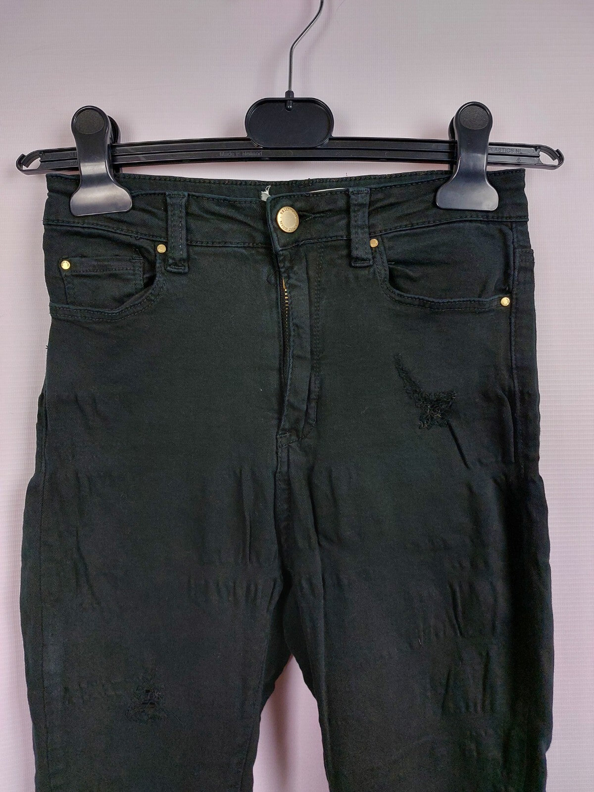 EK1452 Damen Jeans von Tally Weijl, schwarz, Gr.362
