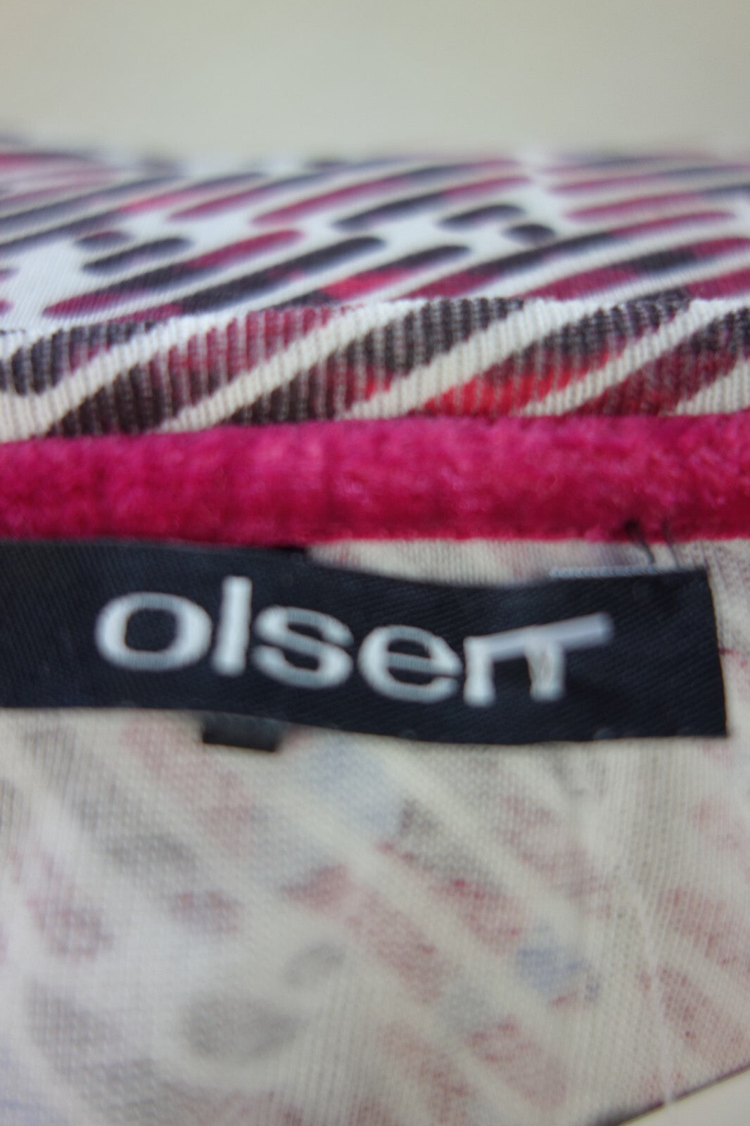 EK4223 Damen Pullover von Olsen, rot-weiß, Gr.384