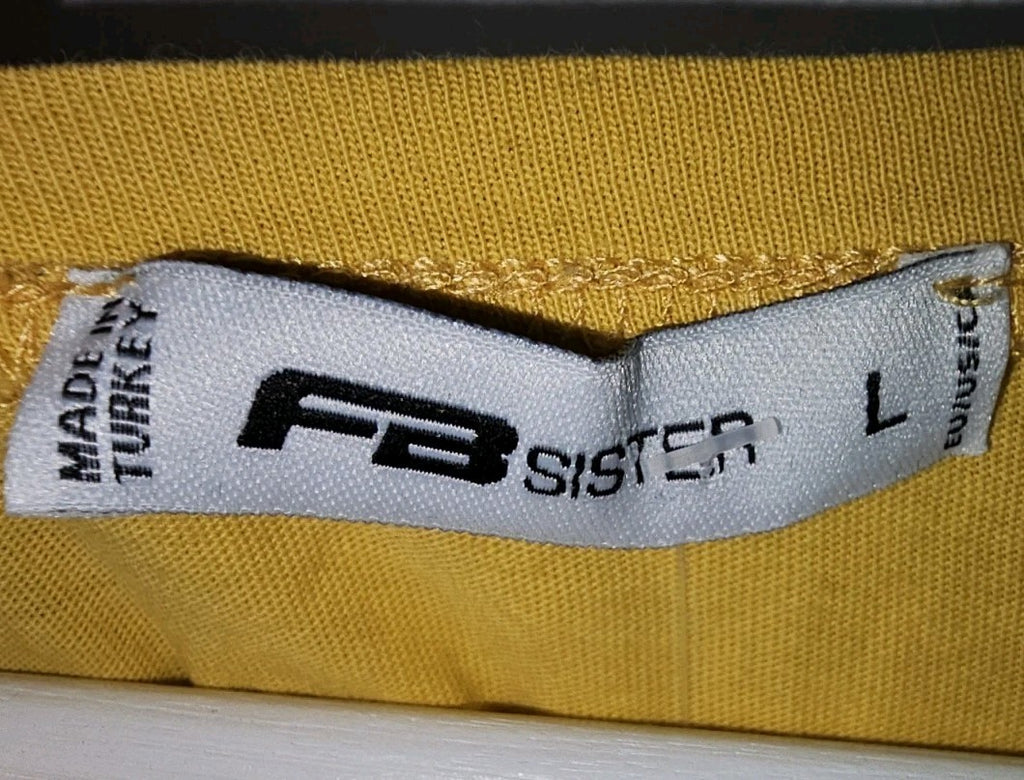 EK9563 Damen T-Shirt FB Sister Gr.L Gelb2