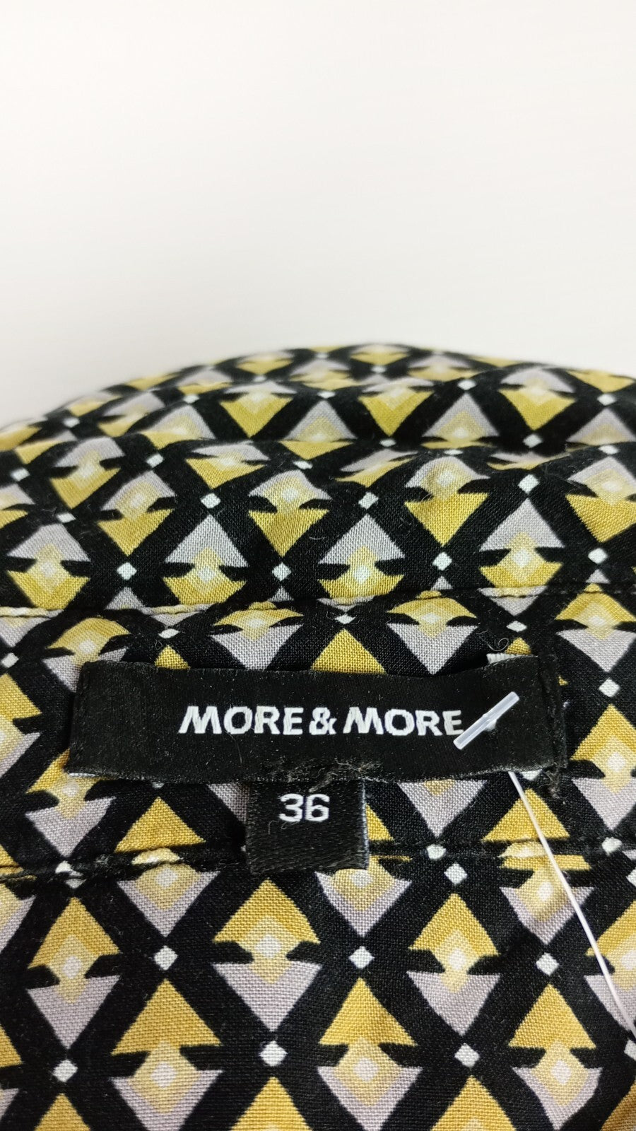 EK5211 Damen Bluse von More&More, schwarz-gelb, Gr.364