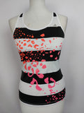 EK0522 Damen Sport Top von Adidas, schwarz/weiß/pink, Gr. XS0