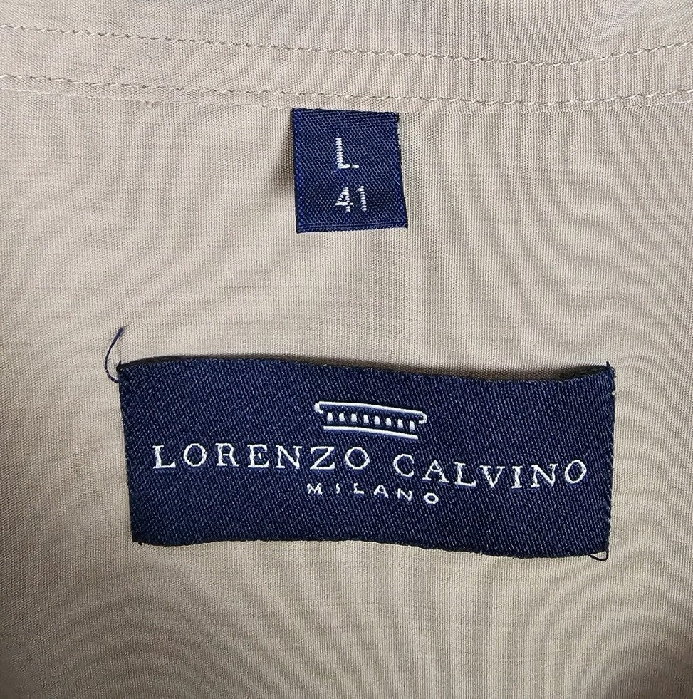 EK10637 Herren Hemd Lorenzo Calvino Gr.L Braun1