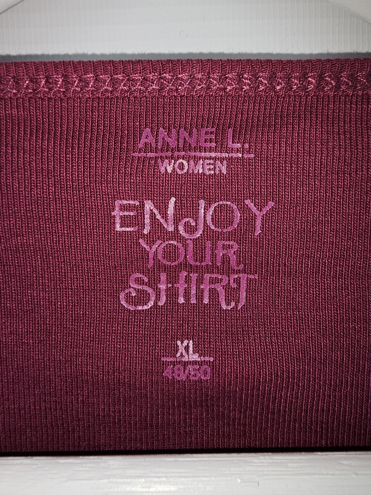 EK3906 Damen Sweatshirt von Anne L., Rot, Gr.XL1