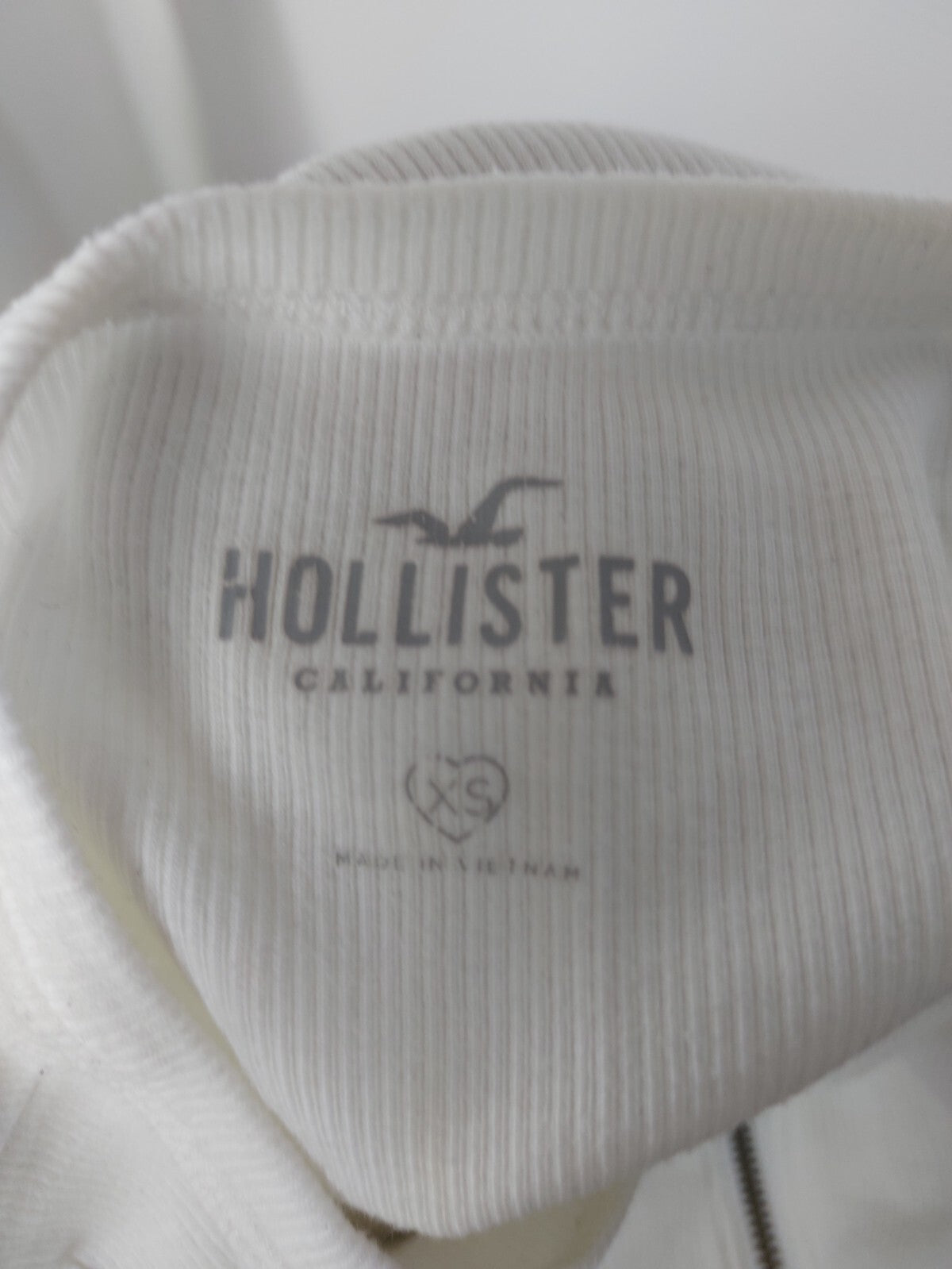 EK5136 Damen T-Shirt von Hollister, weiß, Gr. XS7