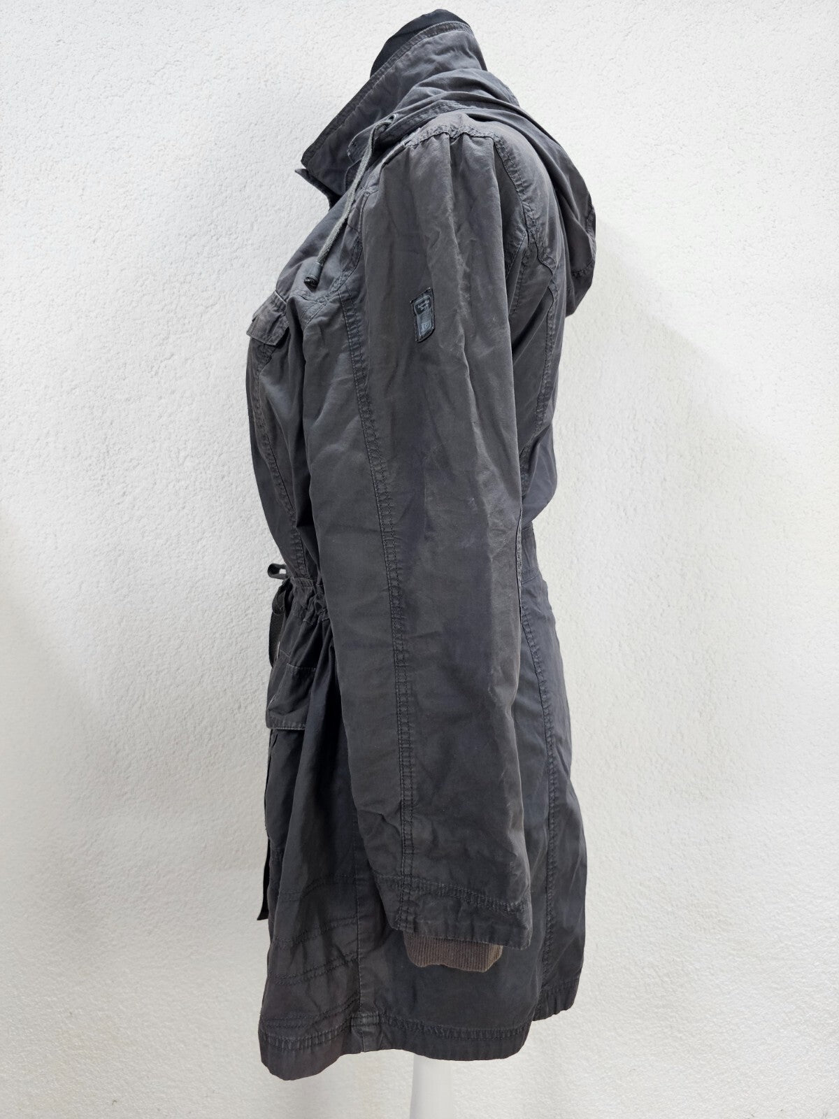 EK6337 Damen Parker von Cecil, grau, Gr. 2XL3
