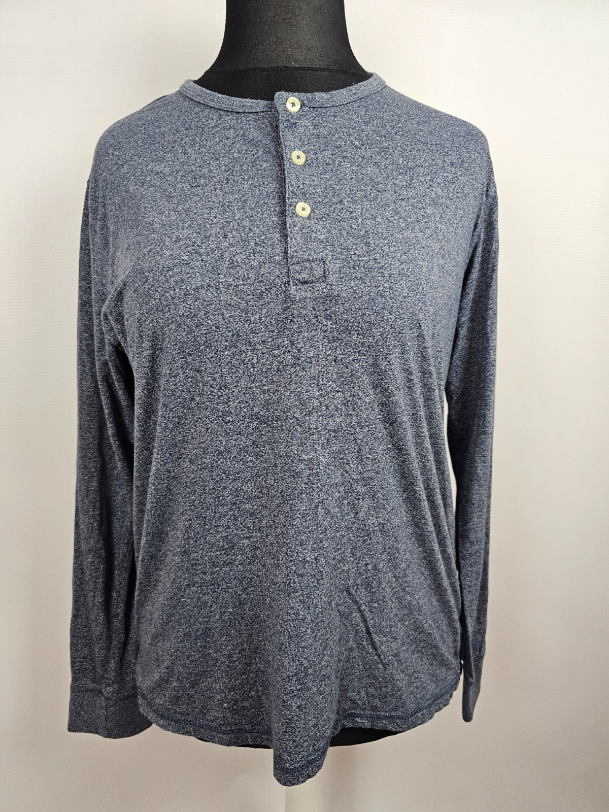 EK5451 Damen Langarmshirt von C&A, blau/grau, Gr. XL0