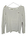 EK4933 Damen Langarmshirt von Scotch& Soda, grün-weiß, Gr.S0