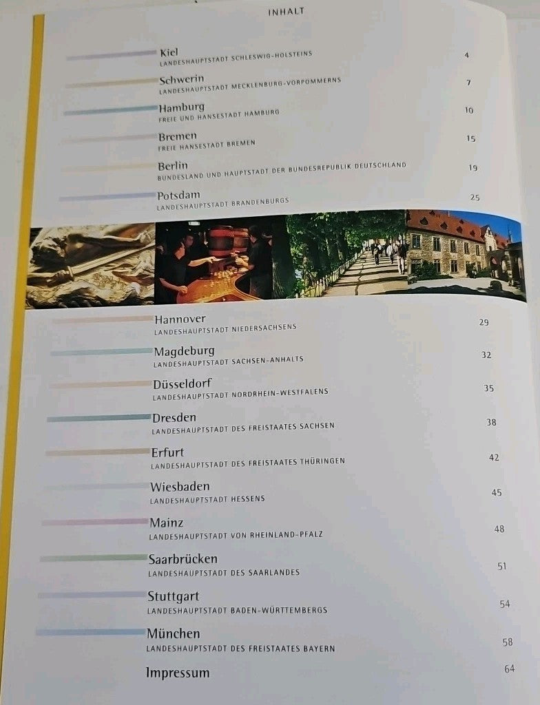 EB3258 Buch Landeshauptstädte in Deutschland ADAC 1903-20031