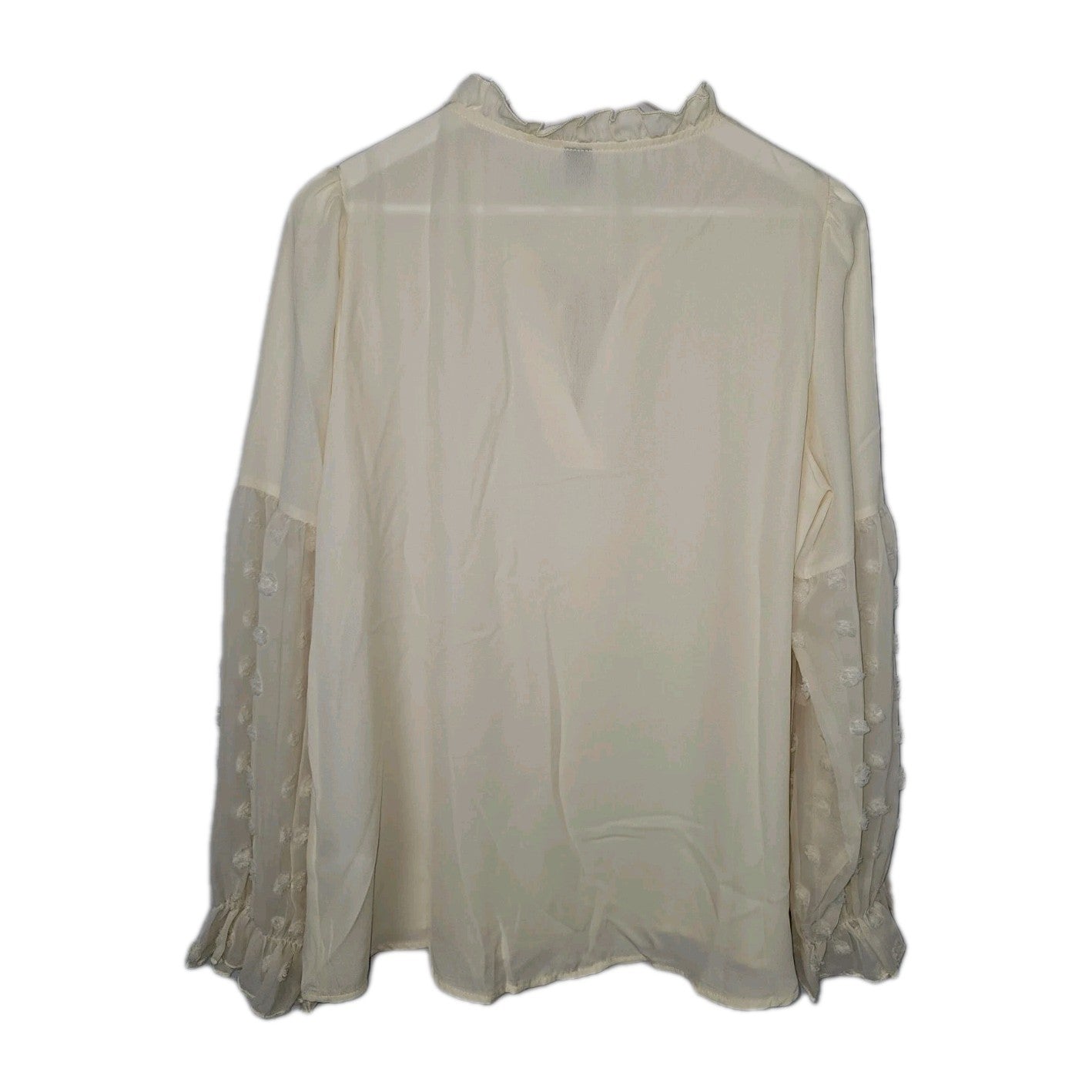 EK8820 Damen Bluse von SheIn, Cremeweiß, Gr.L4