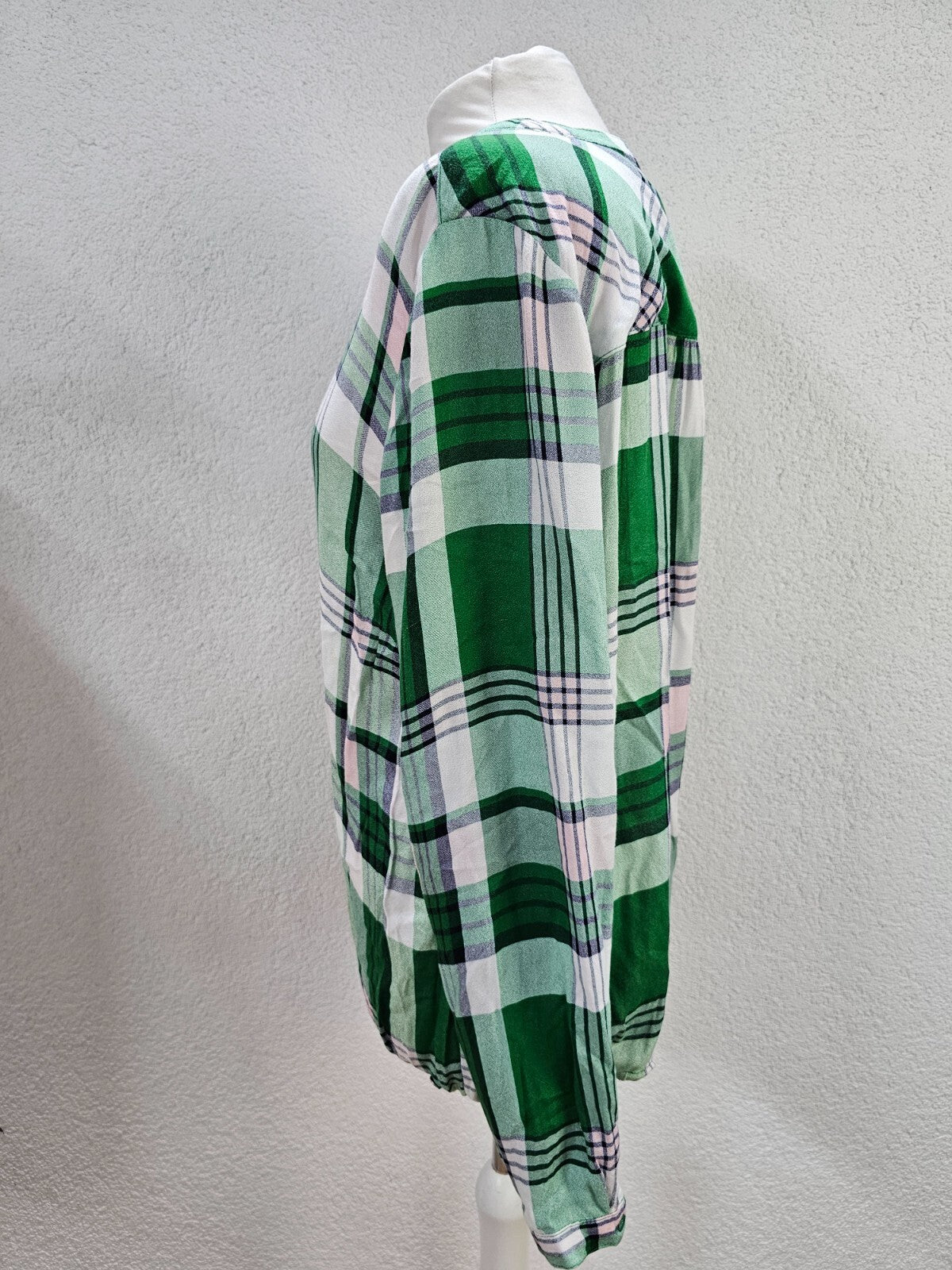 EK5792 Damen Bluse von Cecil, grün/weiß/rosa, kariert, Gr. M3