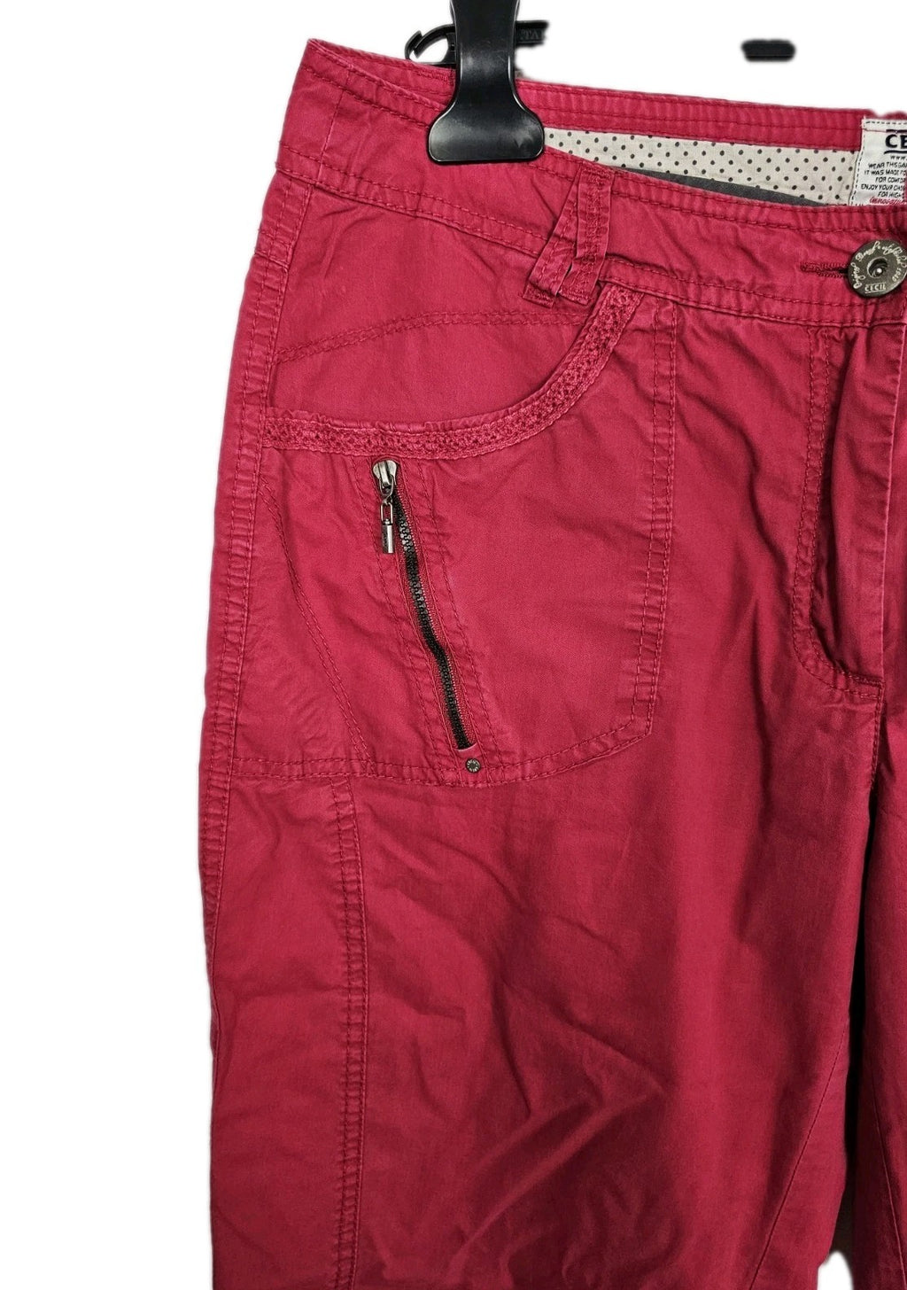EK8447 Damen 3/4 Hose von Cecil, pink, Gr.322