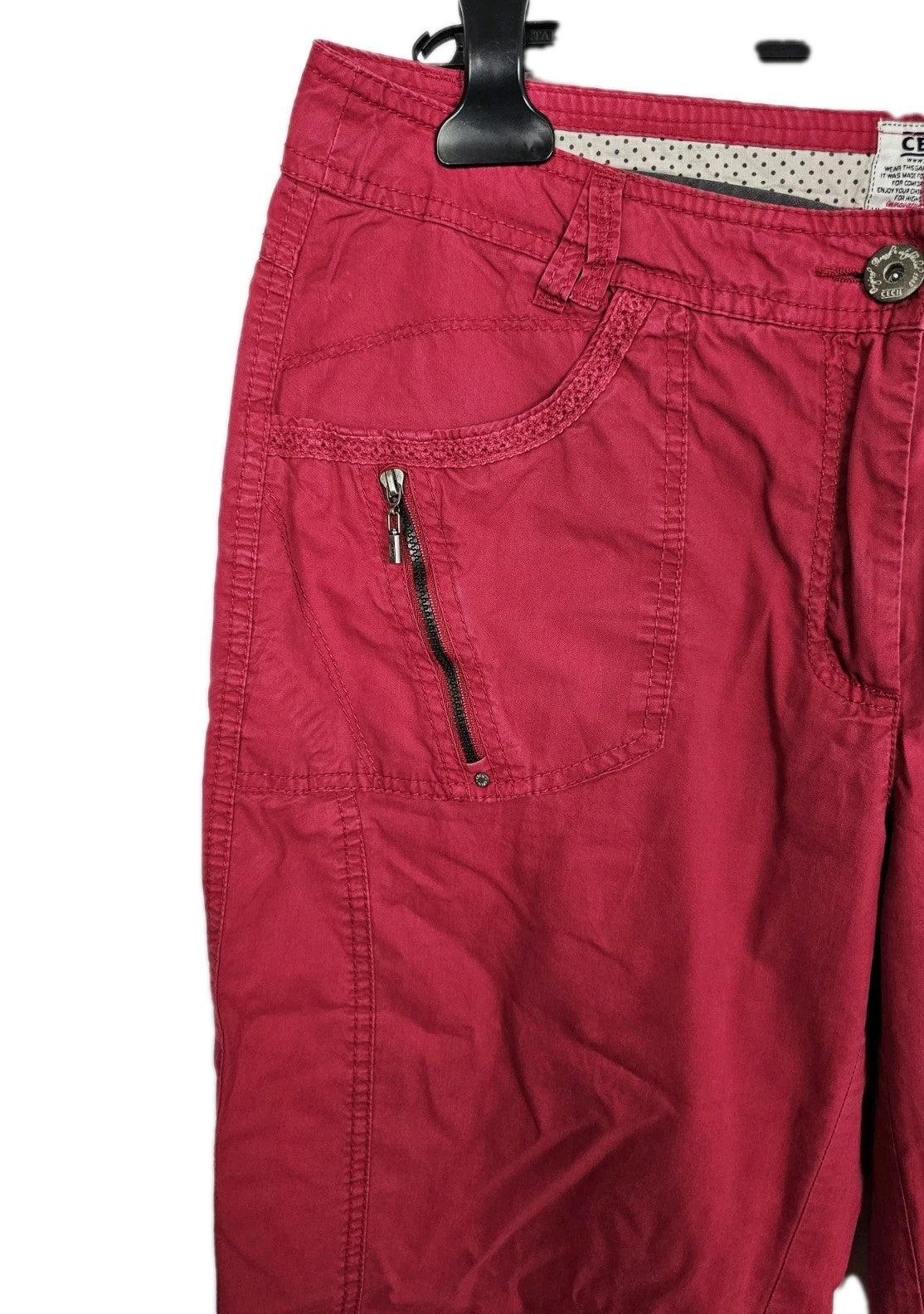 EK8447 Damen 3/4 Hose von Cecil, pink, Gr.322