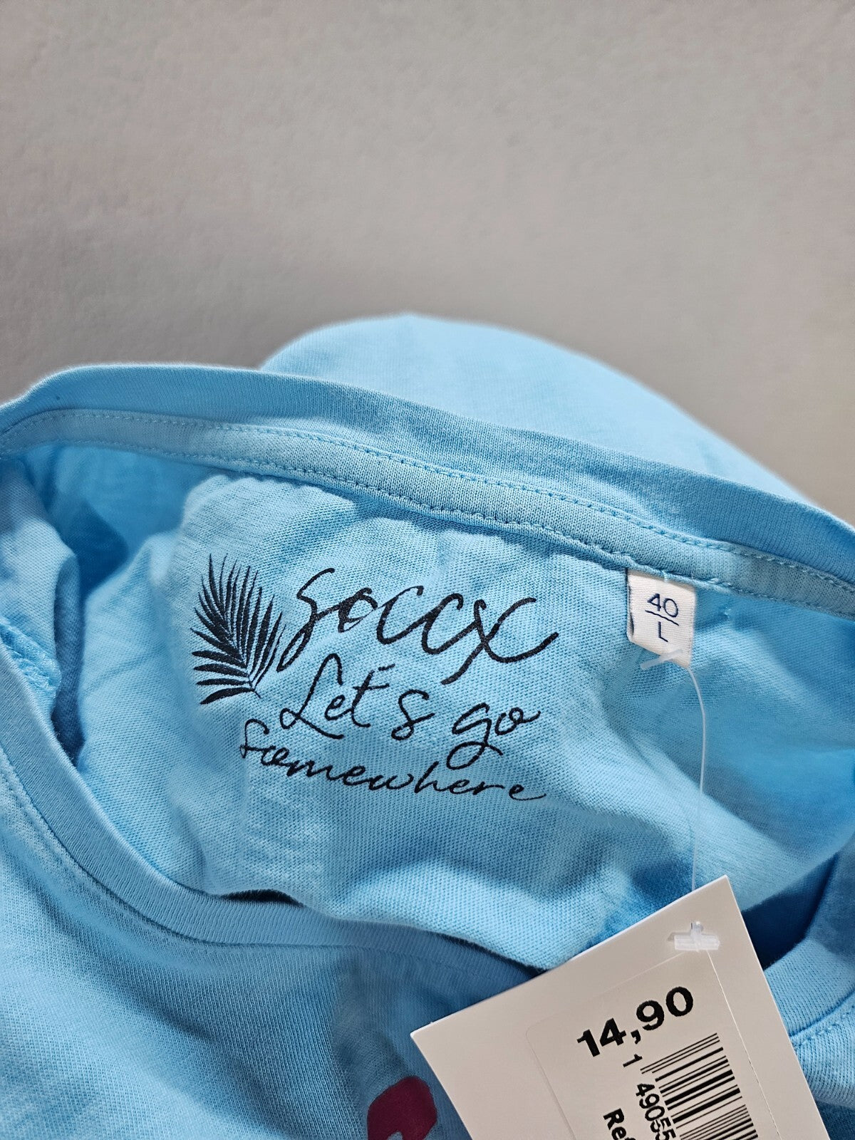 EK6227 Damen T-Shirt von Soccx, blau, Gr. L4