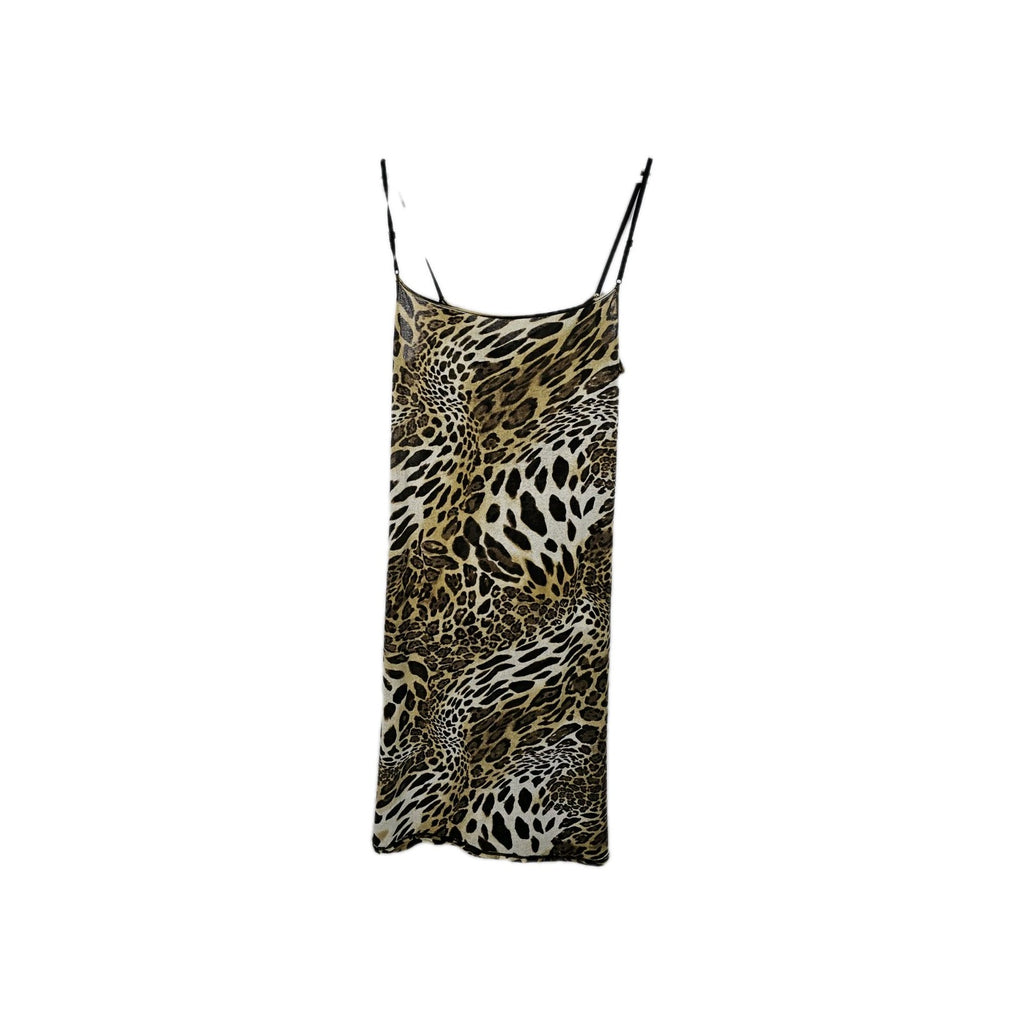 EK10746 Damen Kleid Orimono Gr.M Leoparden Muster2