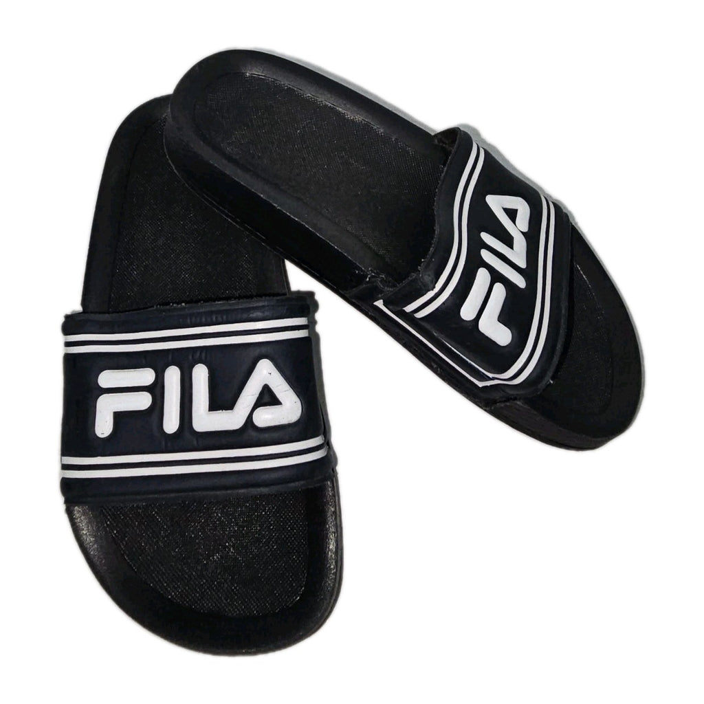 ES699 Jungen Latschen von Fila, blau, Gr.310