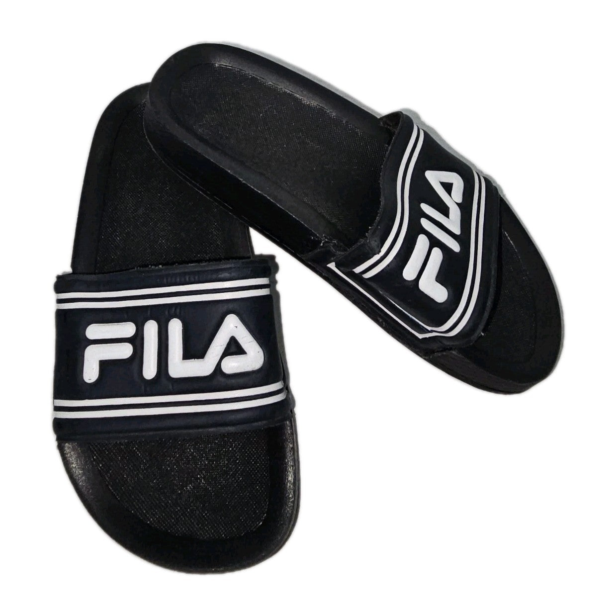 ES699 Jungen Latschen von Fila, blau, Gr.310