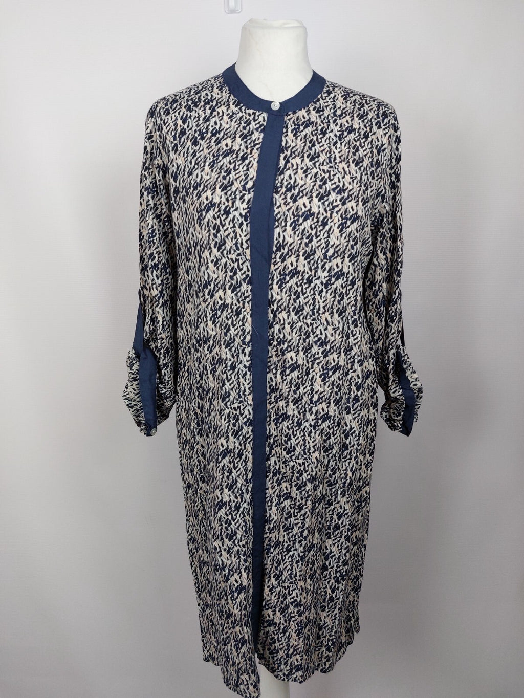 EK5177 Damen Kleid von Globus, blau/grau, Gr. S0