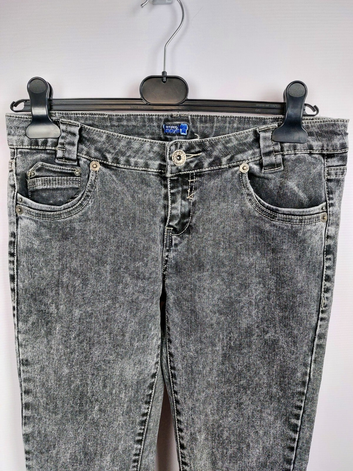 EK0188 Damen Jeans von Hydee Color, grau, Gr.382