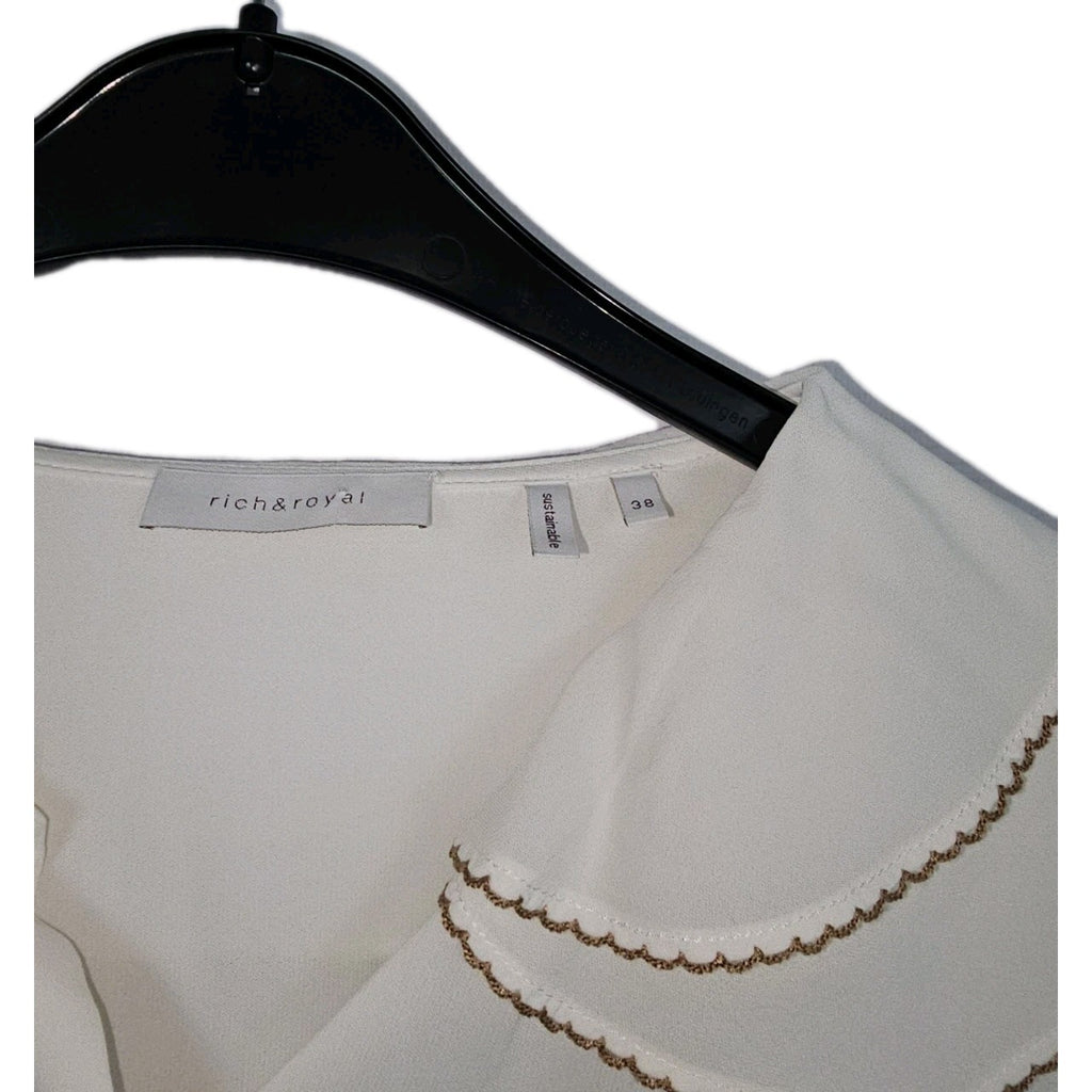 EK11245 Damen Bluse von rich & royal, Weiß, Gr. 381