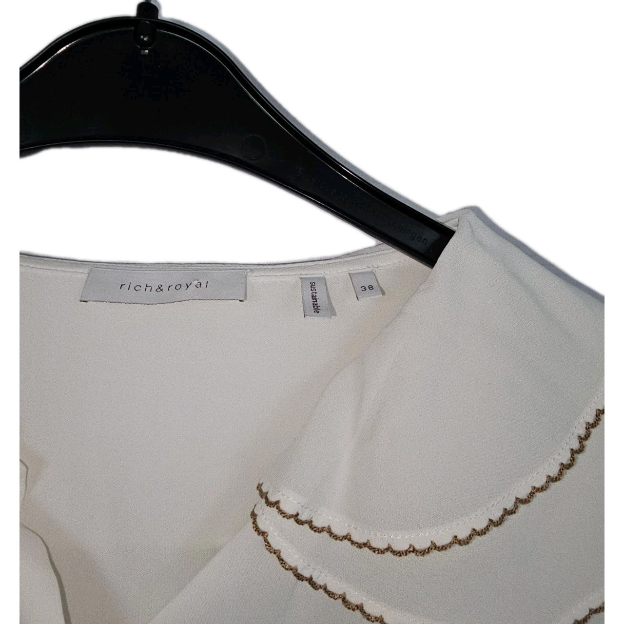 EK11245 Damen Bluse von rich & royal, Weiß, Gr. 381