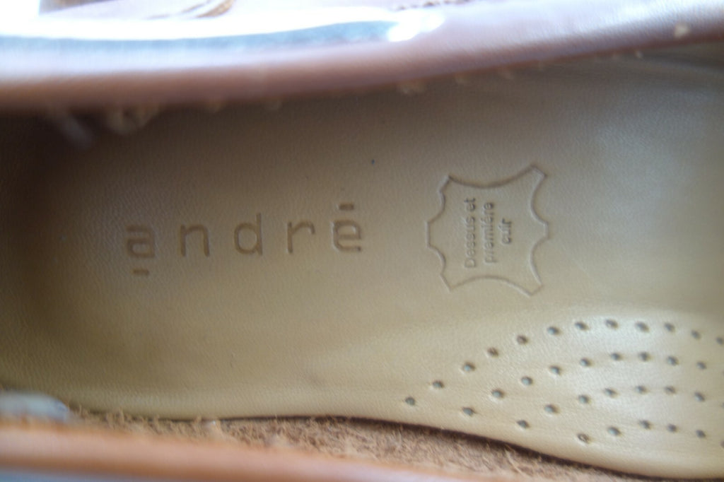 ES0698 Damen Halbschuhe von André, braun, Gr. 374