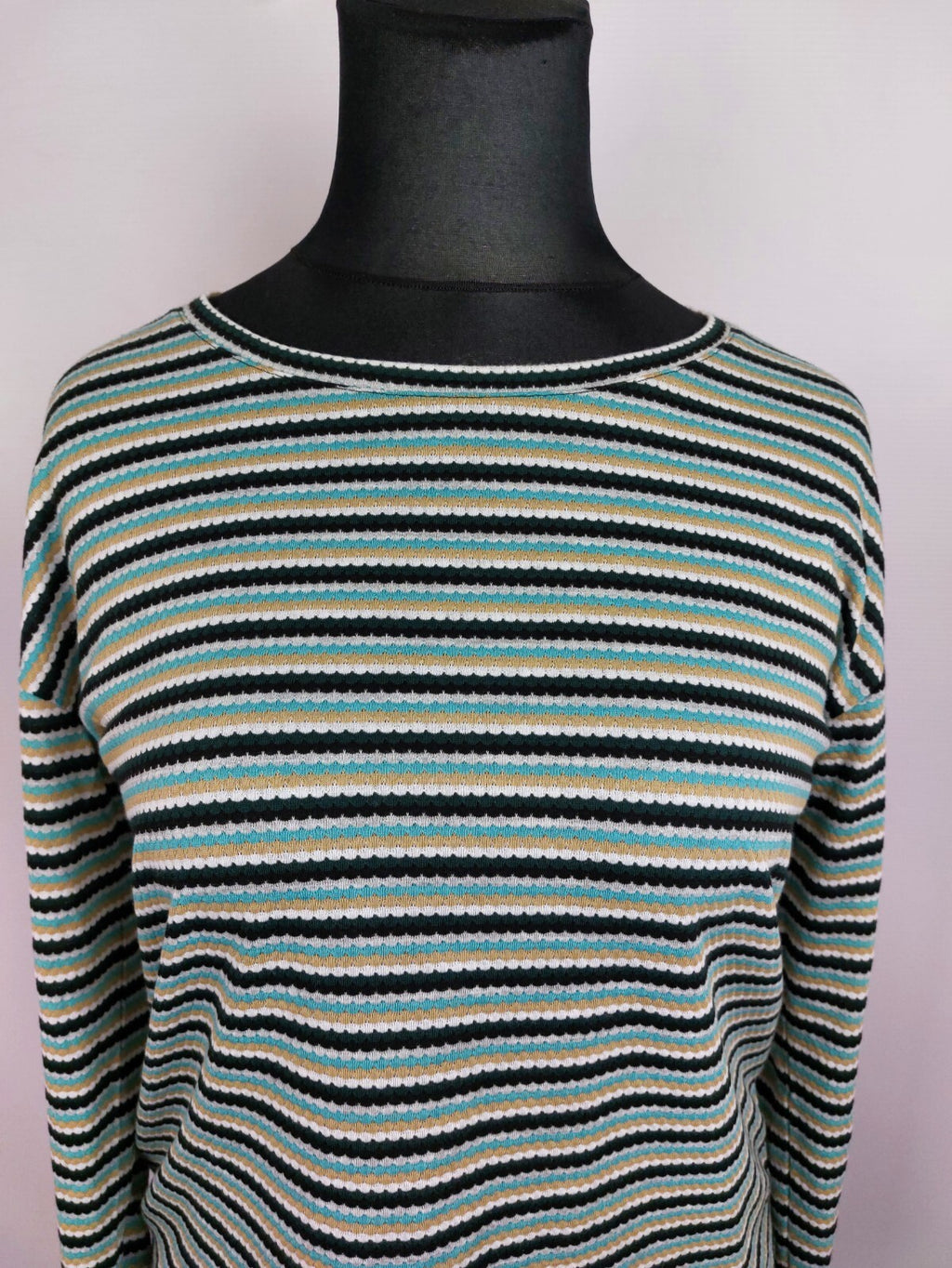 EK1193 Damen Shirt von EDC, mehrfarbig gestreift, Gr. M1