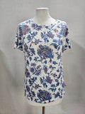 EK3972 Damen T-Shirt von Cecil, weiß/blau, Gr. S0