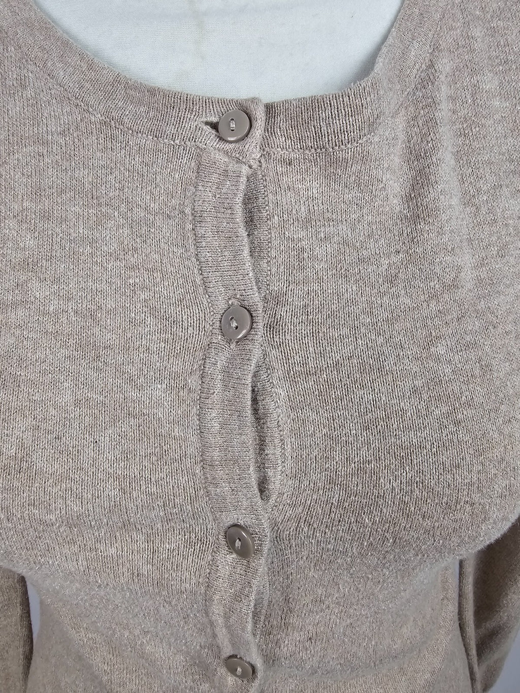 EK5577 Damen Strickjacke von H&M, roségrau, Gr. XS1