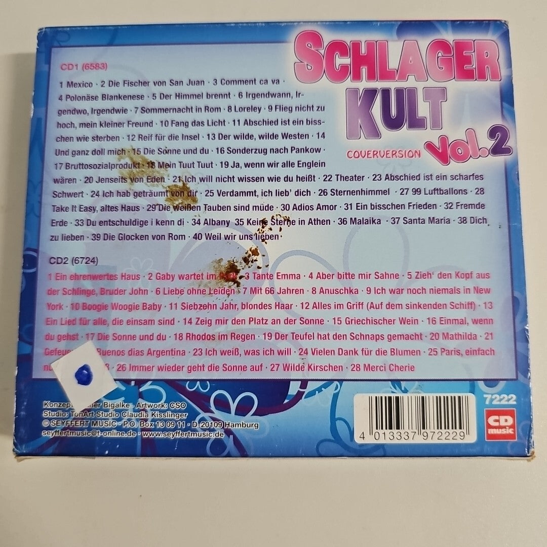 ECD39 2CD Schlager Kult -Die Schlager Kiste der 80er; Ich war noch niemals in NY1